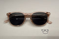 Twain Frames Pink Clear Sunglasses