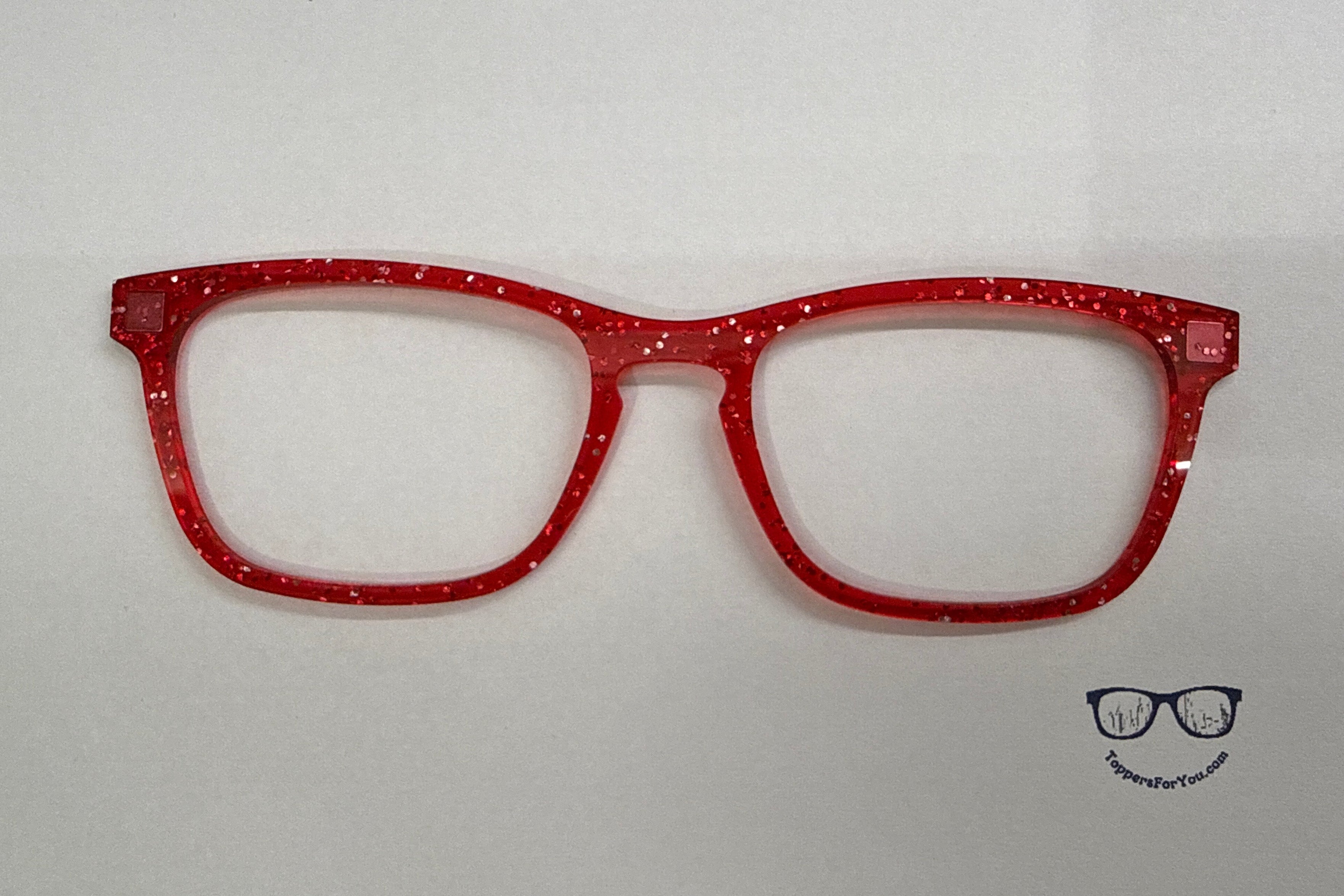 Casper Red Silver Glitter